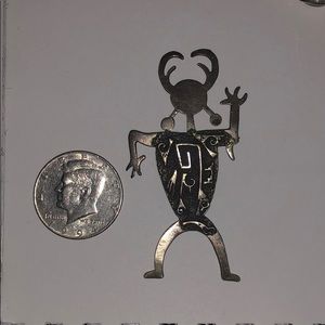 Sterling silver Native American made pin